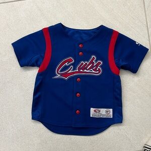 Toddler 2T Chicago Cubs jersey.